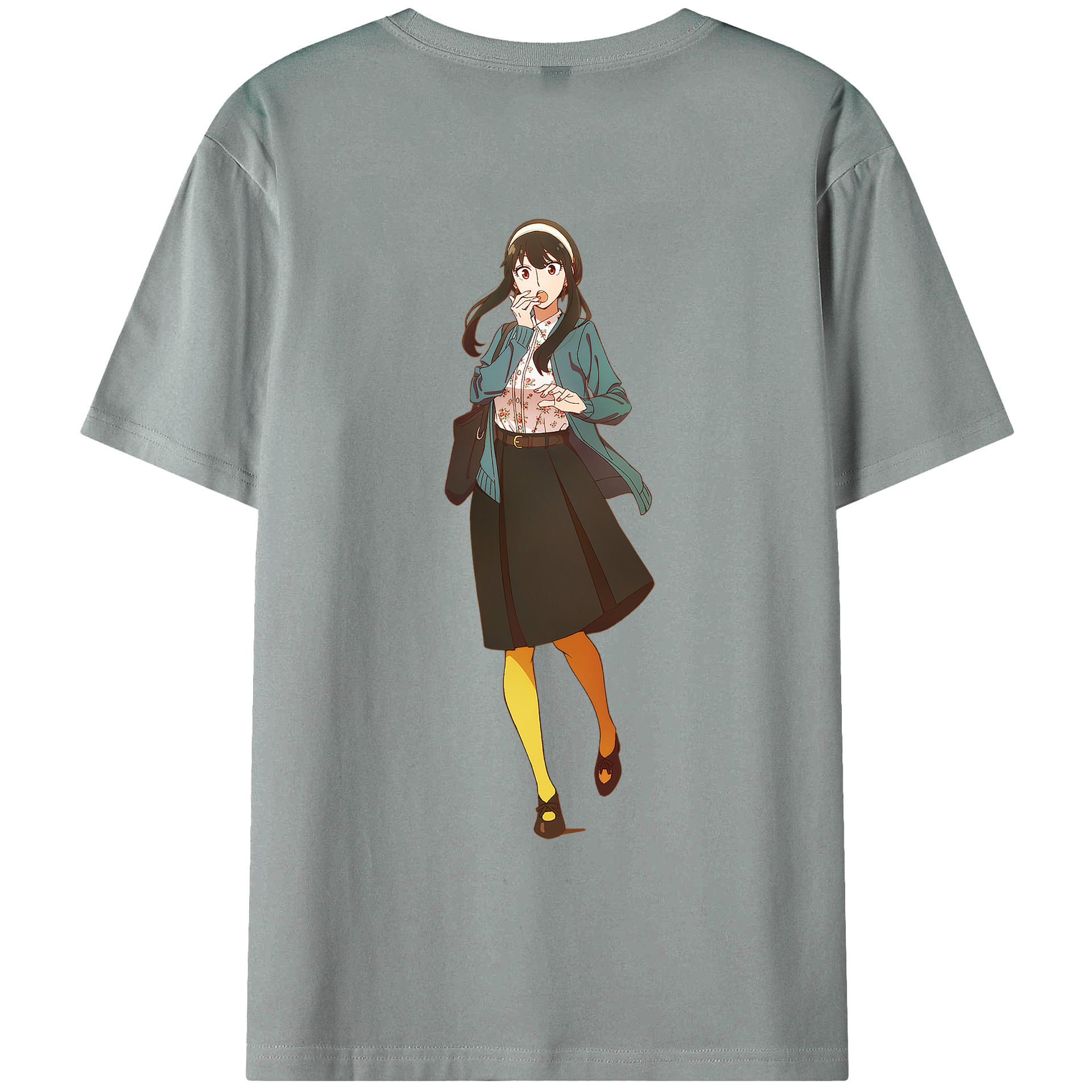 （画像用） SPY×FAMILY间谍家家酒 綿100％ メンズ半袖Tシャツ（バックプリント） 通気性
